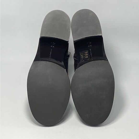 GIANVITO ROSSI Lagarde Calf Leather Side-Zip Combat Booties size 38 - Picture 11 of 12